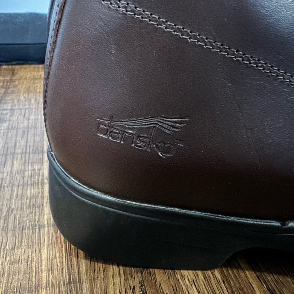 Dansko Mens Brown Leather Combat Boots Size 42 - Picture 4 of 10